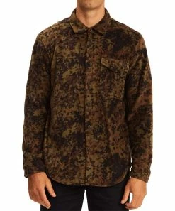 Budget ✔️ Billabong Brown Camo Furnace Flannel Button-Up - Men 😍