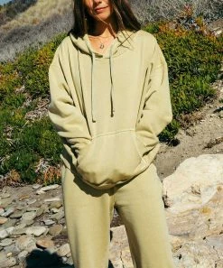 Discount 😀 Billabong Light Olive Perfect Weekend Pullover Hoodie - Juniors 🧨