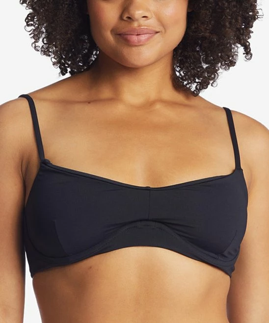 Buy 💯 Billabong Black Pebble Sol Searcher Underwire 👙 Bikini Top - Juniors 🎉 - Image 4