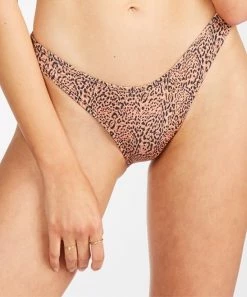 Promo 🌟 Billabong Toffee Animal-Print Hidden Shore Hike 👙 Bikini Bottoms - Juniors 🤩