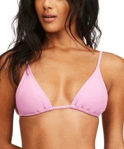 Coupon 🌟 Billabong Paradise Pink Sol Searcher Triangle 👙 Bikini Top - Juniors ✨