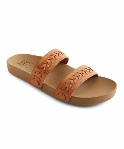 New ✨ Billabong Tan Venice Double Strap Slide 🩴 Sandal - 👩 Women ✔️