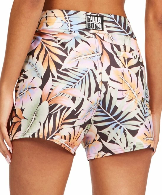 New 👏 Billabong Black Pebble Leaf Postcards From Paradise Boardshorts - Juniors ✨ - Image 4