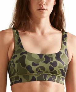 Best Pirce 🤩 Billabong Canteen Camo Summit Sports Bra ❤️