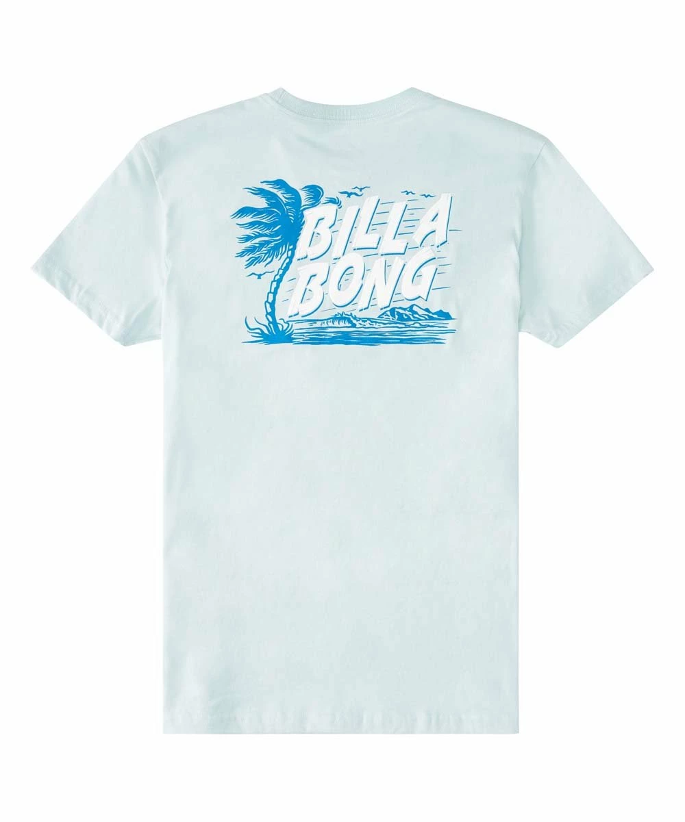 Top 10 ✔️ Billabong Coastal Blue 'Billabong' Tradewinds Crewneck Tee - Toddler ✔️ - Image 2
