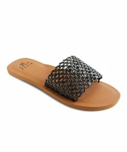 Wholesale 🎉 Billabong Black Siesta Woven Slide 🩴 Sandal - 👩 Women 😍