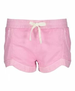 Buy 👍 Billabong Pink Scallop-Hem Mad For You Shorts - 👧 Girls 🔥
