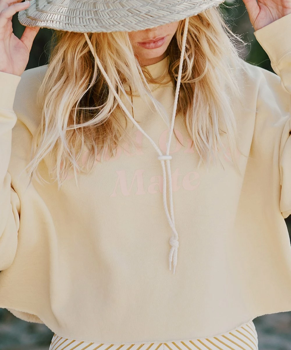 Coupon ๐ Billabong Sunburst 'Good Onya Mate' Crop Sweatshirt - Juniors ๐งจ - Image 5