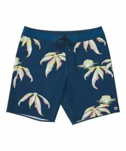 Cheap 😍 Billabong Navy Leaf Sundays Boardshorts - Toddler & Boys 👏