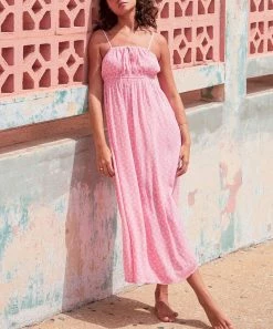 Flash Sale 🔥 Billabong Sorbet Floral 🌞 Summer Daydream Sleeveless Midi 👗 Dress - Juniors 🎉