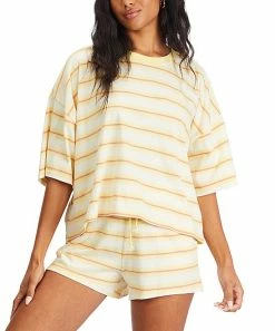 Budget 😀 Billabong Piña Colada Feeling Free Boxy Crewneck Tee - Juniors ✔️