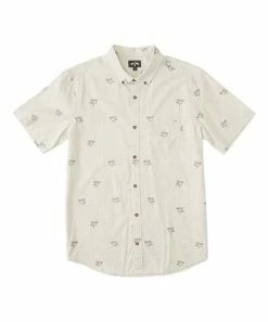 Best deal ⭐ Billabong Stone Heather Sundays Short-Sleeve Button-Up - Toddler & Boys ✔️