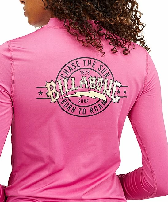 Discount ๐ Billabong Tahiti Pink Core Long-Sleeve Rashguard - Juniors ๐ - Image 2
