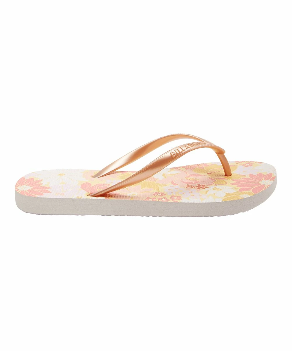 Budget ✨ Billabong Peach Pit Floral Dama Flip Flop - 👩 Women ✔️ - Image 2
