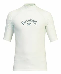 Deals 🤩 Billabong Seaglass Arch Wave Performance Fit Short-Sleeve Rashguard - Men 🤩