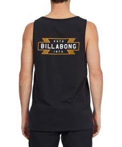 Promo 👍 Billabong Washed Black Walled Tank - Men 😉