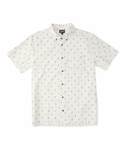 New 😉 Billabong Chino Heather Jacquard All Day Button-Up - Boys 🔥