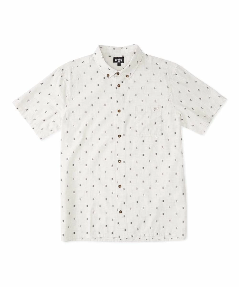 New 😉 Billabong Chino Heather Jacquard All Day Button-Up - Boys 🔥