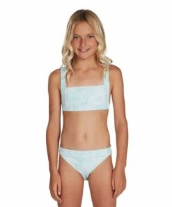 Brand new 😀 Billabong Mint Chip Tie-Dye 🌞 Summer Love Tank 👙 Bikini - 👧 Girls ⭐