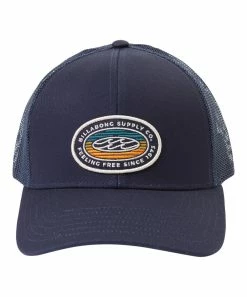 Hot Sale 🔔 Billabong Navy Logo Trucker Hat 👍