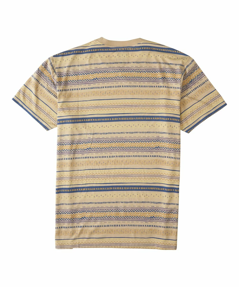 Discount 🔥 Billabong Birch & Gray Geometric Stripe Halfrack Organic Cotton Tee - Men 🤩 - Image 4