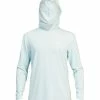 Best deal 😉 Billabong Coastal Light Blue Hooded Arch Mesh Long-Sleeve Rashguard - Men ❤️
