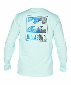 Wholesale 👏 Billabong Mint Logo Long-Sleeve Rashguard - Men 🔥