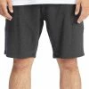 Coupon ⭐ Billabong Black Elastic-Waist Drawstring Hudson Shorts - Men 👏