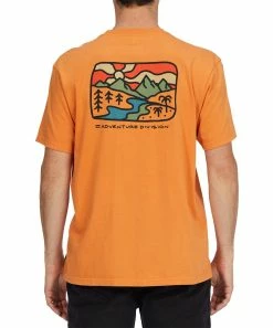 Cheap 😉 Billabong Apricot Logo Shine Organic Cotton Tee - Men 🧨