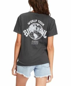 New 😍 Billabong Off-Black 'World Tour' Tee - Juniors 👍