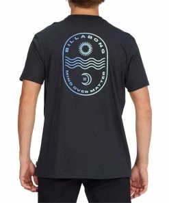 Outlet 🔔 Billabong Washed Black Radiation Tee - Men ❤️